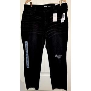 Old Navy Perfect Straight Power Jean 18 Plus Black